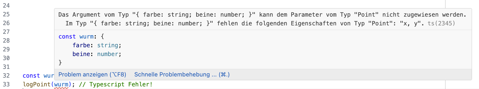 Typescript Error in VS Code