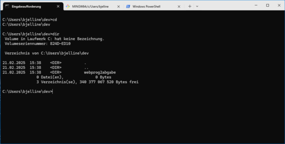 Abbildung: Windows Terminal
